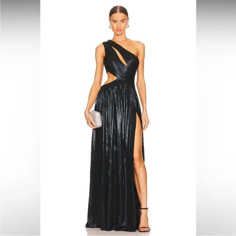 RETROFETE Jolene gown black metallic size XL NWT